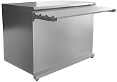 Прилавок нейтральный Luxstahl ПН-1200 Premium (нерж.)